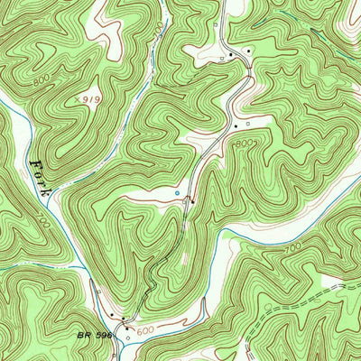 United States Geological Survey Union Hill, TN-KY (1968, 24000-Scale) digital map