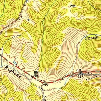 United States Geological Survey Union, KY (1950, 24000-Scale) digital map