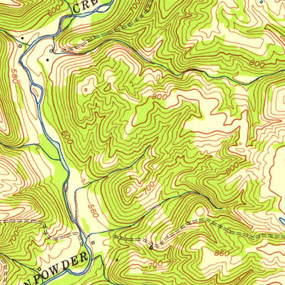 United States Geological Survey Union, KY (1955, 24000-Scale) digital map