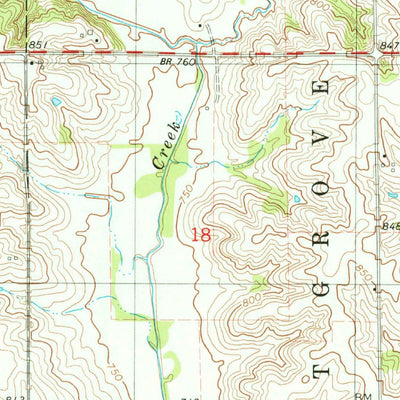 United States Geological Survey Union Mills, IA (1980, 24000-Scale) digital map