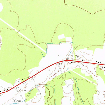 United States Geological Survey Union, NC (1977, 24000-Scale) digital map