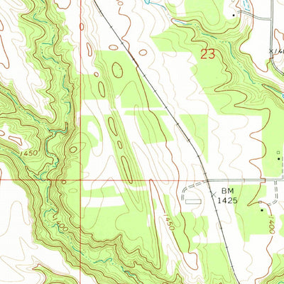 United States Geological Survey Union, ND (1972, 24000-Scale) digital map