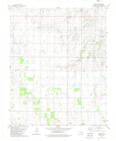 United States Geological Survey Union, OK (1982, 24000-Scale) digital map