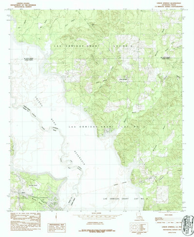United States Geological Survey Union Springs, LA-TX (1984, 24000-Scale) digital map