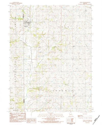United States Geological Survey Union Star, MO (1983, 24000-Scale) digital map