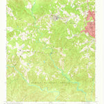 United States Geological Survey Union West, SC (1969, 24000-Scale) digital map