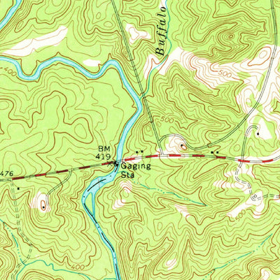 United States Geological Survey Union West, SC (1969, 24000-Scale) digital map