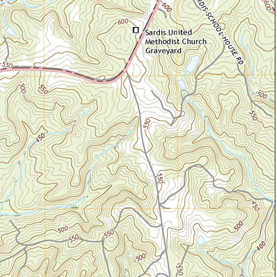United States Geological Survey Union West, SC (2020, 24000-Scale) digital map