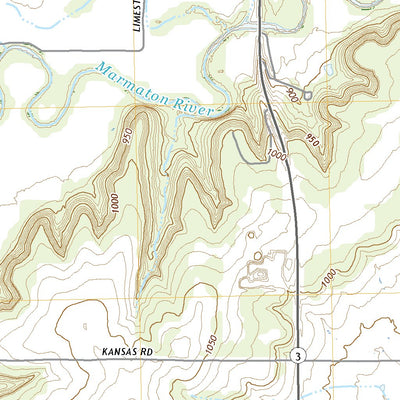United States Geological Survey Uniontown, KS (2022, 24000-Scale) digital map