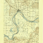 United States Geological Survey Uniontown, KY-IN (1917, 62500-Scale) digital map
