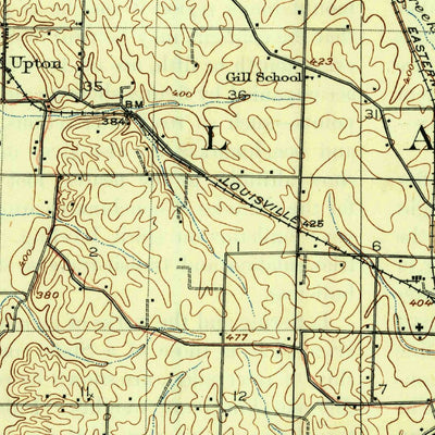 United States Geological Survey Uniontown, KY-IN (1917, 62500-Scale) digital map