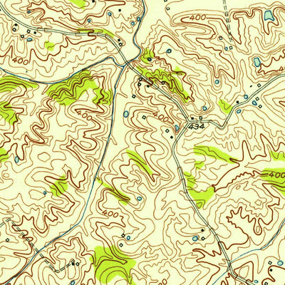 United States Geological Survey Uniontown, KY-IN (1952, 24000-Scale) digital map