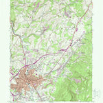 United States Geological Survey Uniontown, PA (1963, 24000-Scale) digital map
