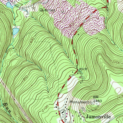 United States Geological Survey Uniontown, PA (1963, 24000-Scale) digital map