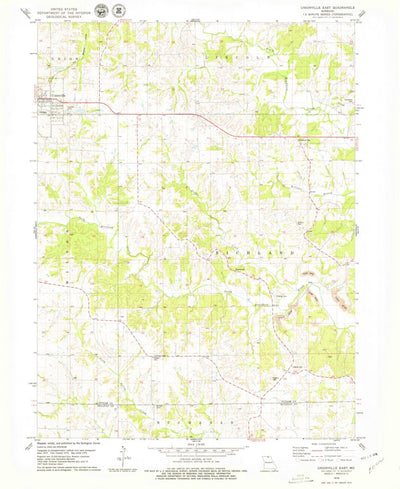 United States Geological Survey Unionville East, MO (1979, 24000-Scale) digital map