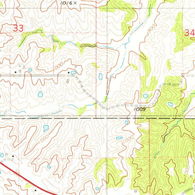 United States Geological Survey Unionville East, MO (1979, 24000-Scale) digital map