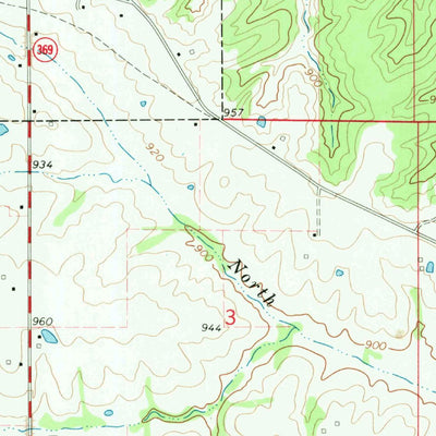 United States Geological Survey Unionville, IA (1968, 24000-Scale) digital map