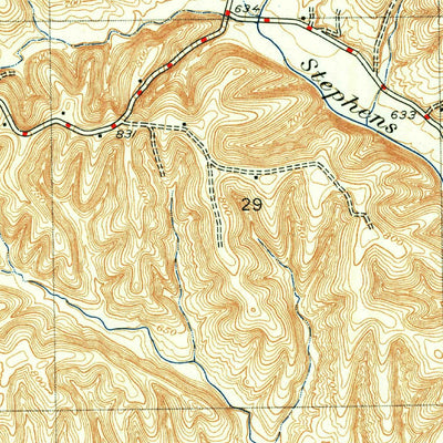 United States Geological Survey Unionville, IN (1947, 24000-Scale) digital map