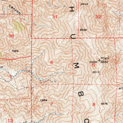 United States Geological Survey Unionville, NV (1954, 62500-Scale) digital map