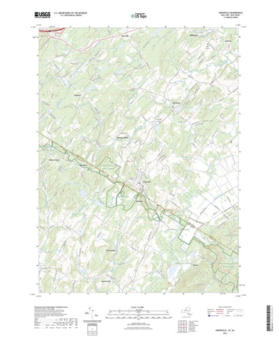United States Geological Survey Unionville, NY (2023, 24000-Scale) digital map