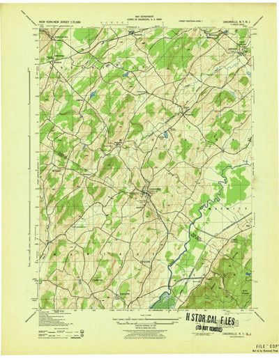 United States Geological Survey Unionville, NY-NJ (1943, 31680-Scale) digital map