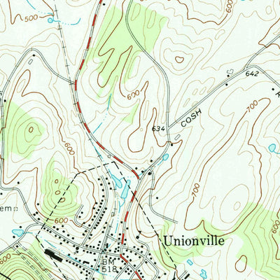 United States Geological Survey Unionville, NY-NJ (1969, 24000-Scale) digital map