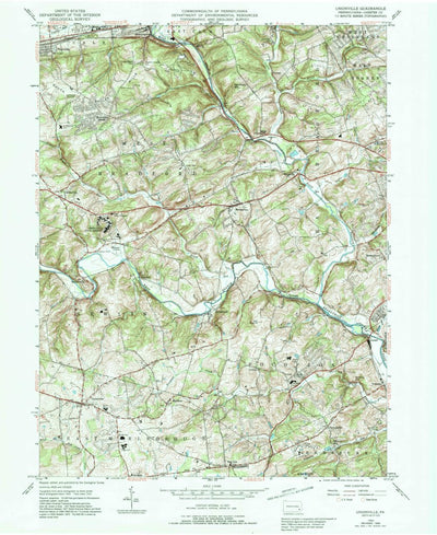 United States Geological Survey Unionville, PA (1953, 24000-Scale) digital map