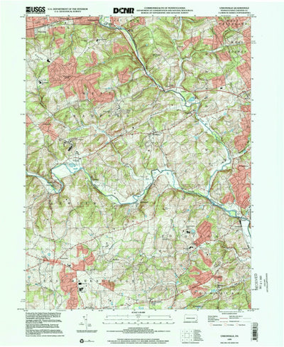 United States Geological Survey Unionville, PA (1999, 24000-Scale) digital map