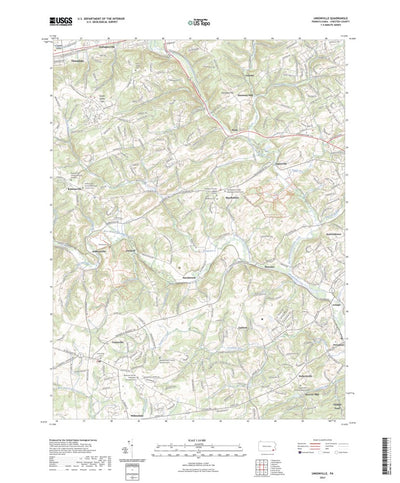 United States Geological Survey Unionville, PA (2023, 24000-Scale) digital map