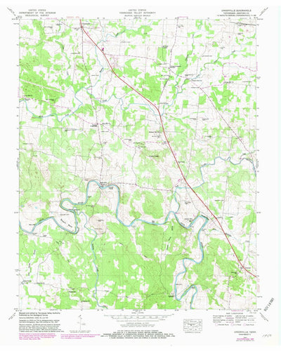 United States Geological Survey Unionville, TN (1947, 24000-Scale) digital map