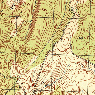 United States Geological Survey Unionville, VA (1944, 31680-Scale) digital map