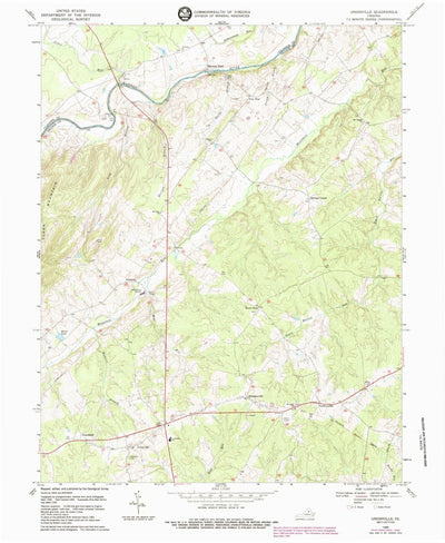 United States Geological Survey Unionville, VA (1968, 24000-Scale) digital map
