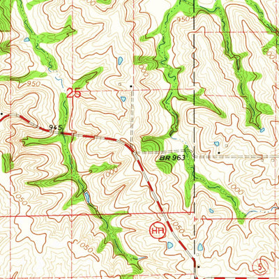 United States Geological Survey Unionville West, MO (1964, 24000-Scale) digital map