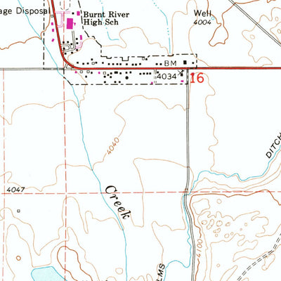 United States Geological Survey Unity, OR (1972, 24000-Scale) digital map