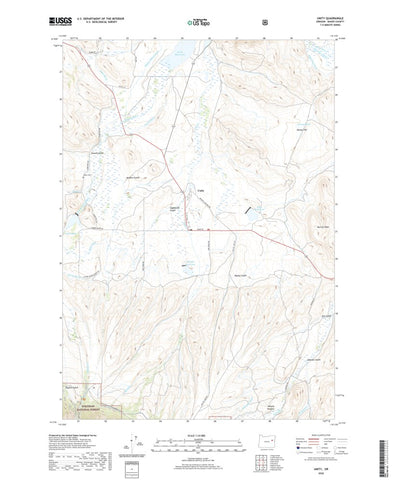 United States Geological Survey Unity, OR (2020, 24000-Scale) digital map