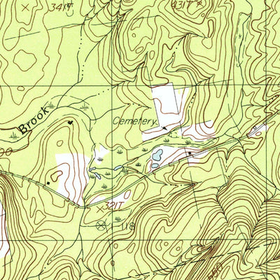 United States Geological Survey Unity Pond, ME (1982, 24000-Scale) digital map