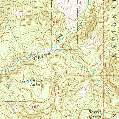 United States Geological Survey Unity Reservoir, OR (1972, 24000-Scale) digital map