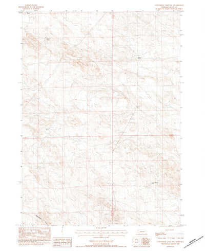 United States Geological Survey University Lake NW, NE (1983, 24000-Scale) digital map