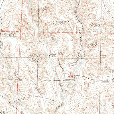 United States Geological Survey University Lake SE, NE (1983, 24000-Scale) digital map