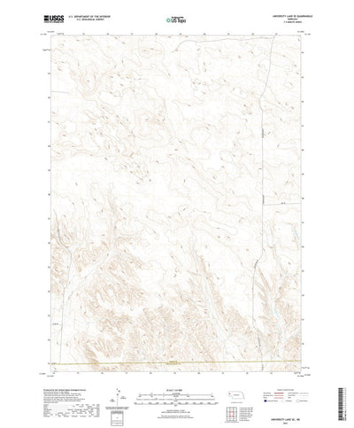United States Geological Survey University Lake SE, NE (2021, 24000-Scale) digital map