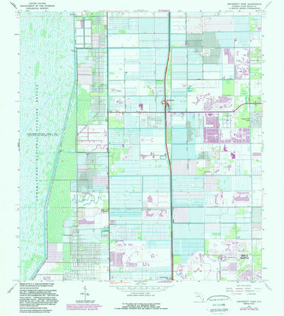 United States Geological Survey University Park, FL (1962, 24000-Scale) digital map