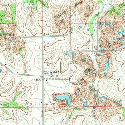 United States Geological Survey University Park, IA (1968, 24000-Scale) digital map