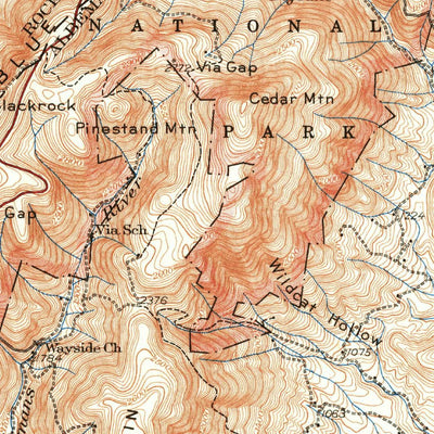 United States Geological Survey University, VA (1935, 62500-Scale) digital map
