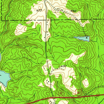 United States Geological Survey Upatoi, GA (1955, 24000-Scale) digital map
