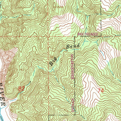 United States Geological Survey Updegraff Ridge, CA (1967, 24000-Scale) digital map