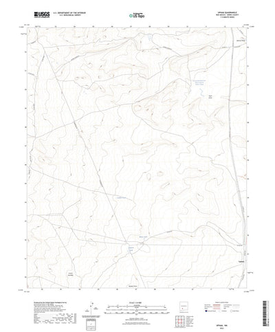 United States Geological Survey Upham, NM (2023, 24000-Scale) digital map