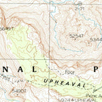 United States Geological Survey Upheaval Dome, UT (1988, 24000-Scale) digital map