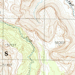 United States Geological Survey Upheaval Dome, UT (1988, 24000-Scale) digital map