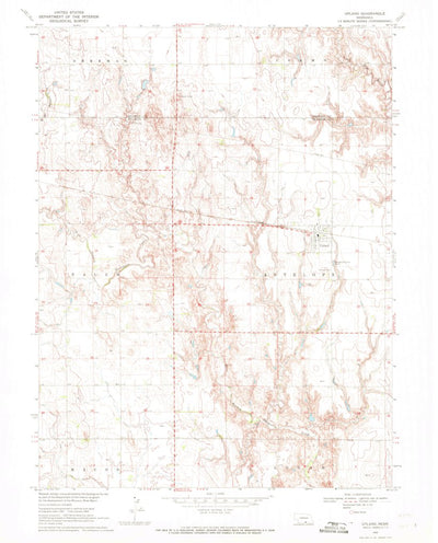 United States Geological Survey Upland, NE (1969, 24000-Scale) digital map