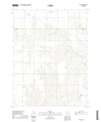 United States Geological Survey Upland SE, NE (2021, 24000-Scale) digital map